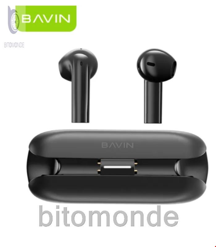 هدفون بلوتوث BAVIN BA79 TWS، صدای استریوی بالا، هدفون بی‌سیم با کیفیت صدای بالا
