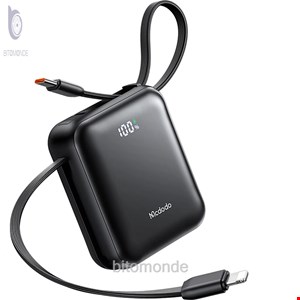 پاوربانک 22.5 وات 10000 با کابل متصل مک دودو Mcdodo MiniKit Power Bank MC-862
