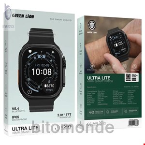 ساعت هوشمند مدل اولترا لایت گرین لاین Green Lion Ultra Lite 49mm Smart watch GL-SWA64
