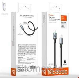 کابل تایپ سی مک دودو Mcdodo مدل CA-6870 توان 60 وات یک متری