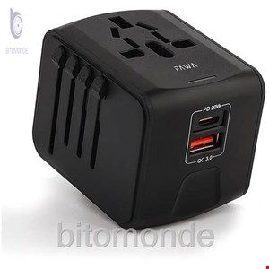    آداپتور مسافرتی پاوا مدل Travel Adapter PW-UTA2024