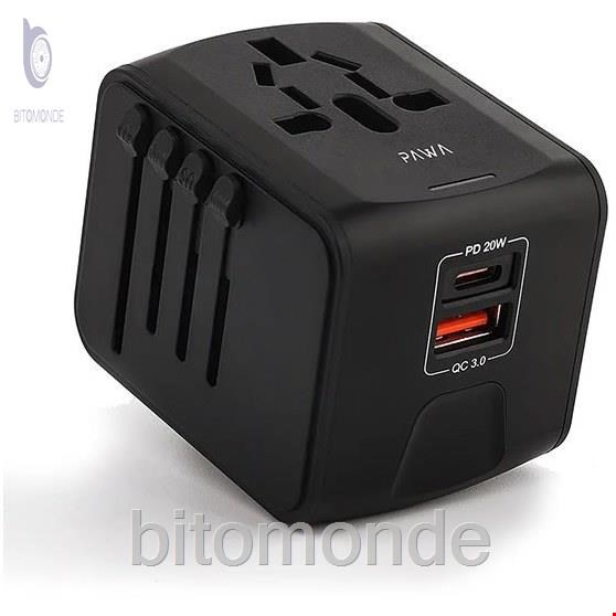    آداپتور مسافرتی پاوا مدل Travel Adapter PW-UTA2024