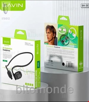 هندزفری بلوتوث گردنی باوین Bavin BH-35 Air Conduction Headphone