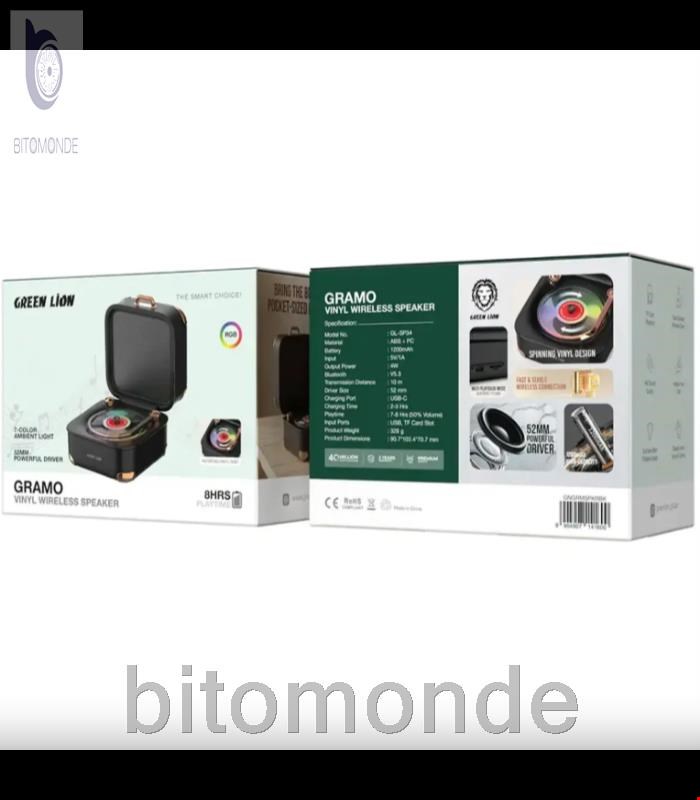 اسپیکر گرین لاین Gramo Vinyl