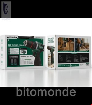 دریل چکشی شارژی گرین لاین GNGD15D18V